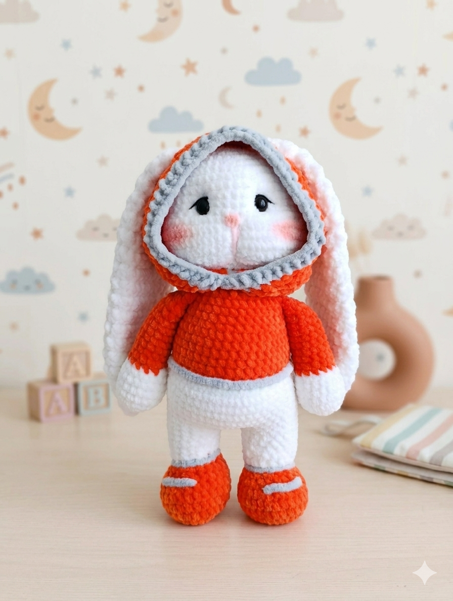 Turuncu Sweat'li Tavşan🧡🐇