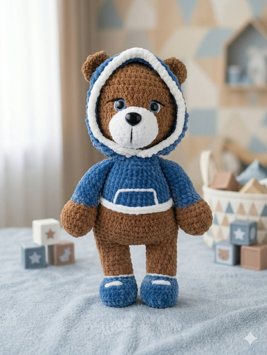Mavi Sweat'li Ayı💙🐻